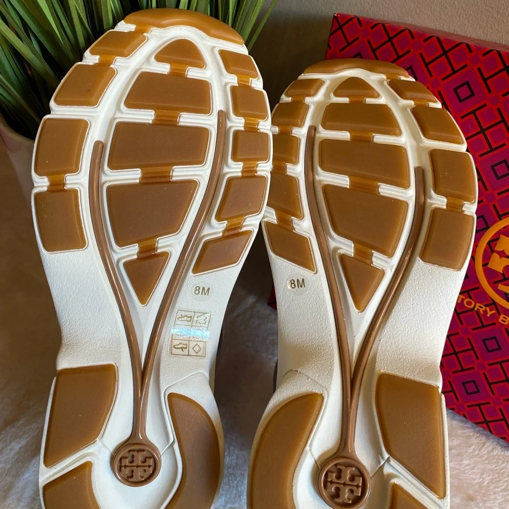 Tory Burch Good Luck Trainer Nappa Leather Sneakers - Picture 6 of 8